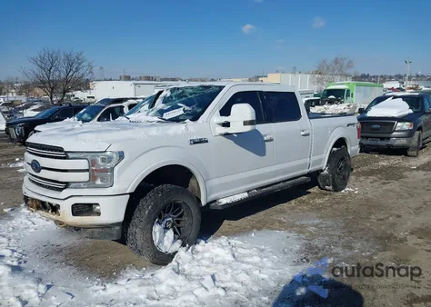 2019 Ford F-150 Lariat из США, поврежденный, VIN 1FTFW1E42KKC72440